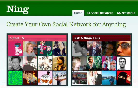 Ning website